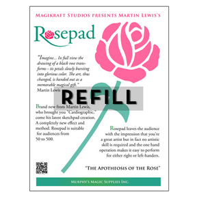 The Rose Pad REFILL by Martin Lewis - Trick