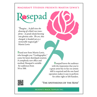 The Rose Pad (complete kit) by Martin Lewis - Trick