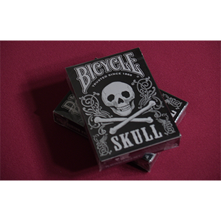 Bicycle Skull Metallic (Silver) | Gambler's Warehouse