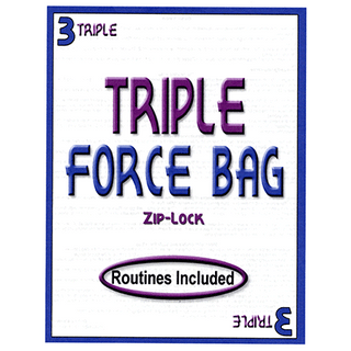 Triple Force ZIP LOCK Bag