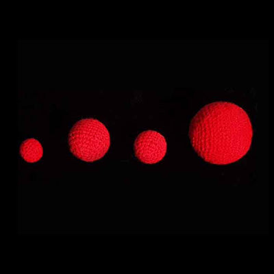 2,5cm Crochet Balls (rot) | Uday